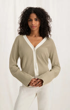 Load image into Gallery viewer, YAYA - V Neck Cardigan - White Pepper Beige
