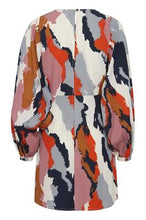Load image into Gallery viewer, Ichi Irenne Dress ~ Heather Rose Multi Print
