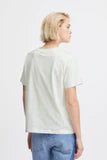 Load image into Gallery viewer, Ichi Palmer Loose Tee ~ Cloud Dancer
