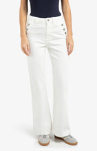 Load image into Gallery viewer, YAYA - Denim Pants with button detail - Off White
