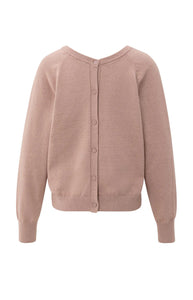 YAYA - Double V Neck Sweater - Blush Pink