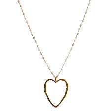 Ibu Jewels Big Love Necklace ~ Rose Quartz ~ NW04