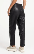 Load image into Gallery viewer, YAYA - Faux Leather Carrot fit Trousers - Hole Black

