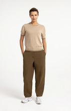 Load image into Gallery viewer, YAYA - Fine Knit Short Sleeve Sweater - Beige Melange
