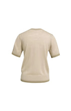 Load image into Gallery viewer, YAYA - Fine Knit Short Sleeve Sweater - Beige Melange
