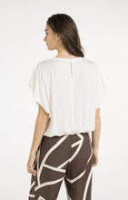 Load image into Gallery viewer, YAYA - Flowy Top with Knot Detail - Ivory White
