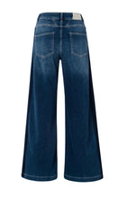 Load image into Gallery viewer, YAYA - High Waist Jeans with Side Tape - Dark Blue
