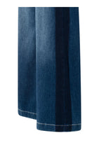 Load image into Gallery viewer, YAYA - High Waist Jeans with Side Tape - Dark Blue
