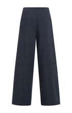 Load image into Gallery viewer, YAYA - High Waisted Pants with Side Stripe - Inkwell Blue
