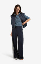 Load image into Gallery viewer, YAYA - High Waisted Pants with Side Stripe - Inkwell Blue
