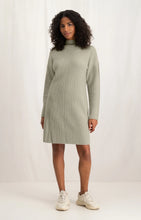Load image into Gallery viewer, YAYA - Knitted Turtle Neck Dress - Aluminium Beige
