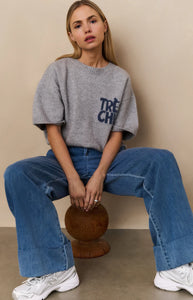 YAYA - Tres Chic Sweater - Light Grey