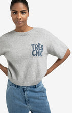 Load image into Gallery viewer, YAYA - Tres Chic Sweater - Light Grey

