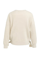 Load image into Gallery viewer, YAYA - Sweater with Tie Detail - Kit Beige Melange
