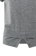 Load image into Gallery viewer, YAYA - Kitted Top with Double Hem - Medium Grey Melange
