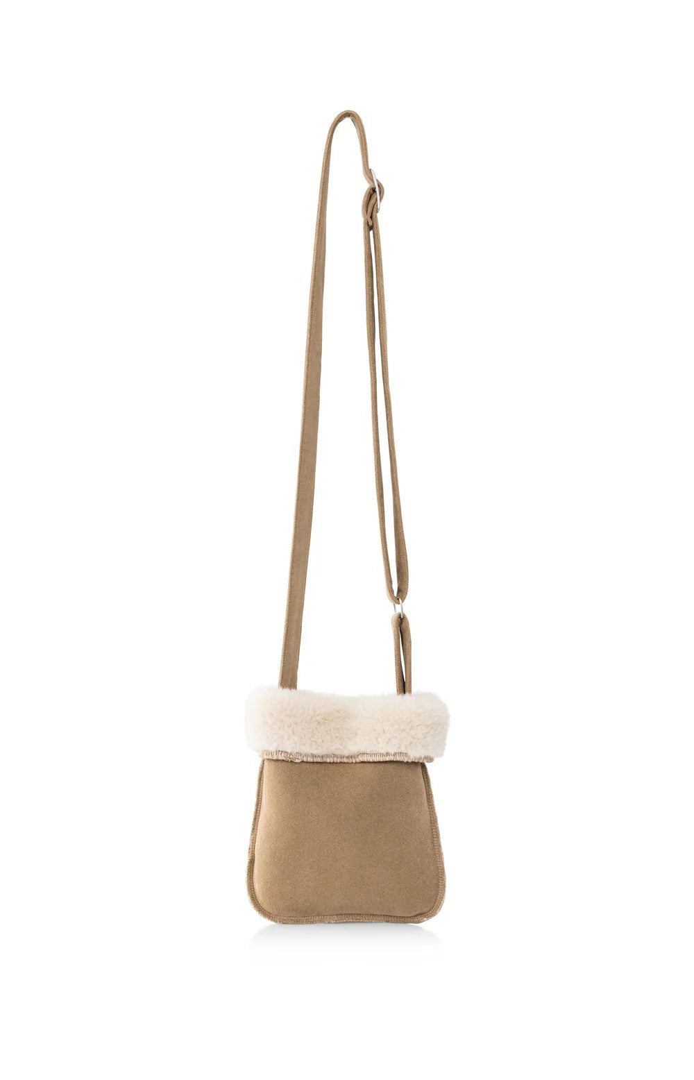 YAYA - Lammy Shoulder Bag - Light Camel