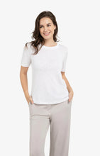 Load image into Gallery viewer, YAYA - Melange T-Shirt with contrasting trim - Gray Lilac
