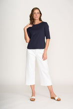 Load image into Gallery viewer, FOIL - Queen Crop Jeans - White
