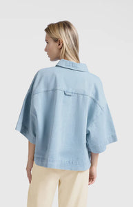 YAYA - Oversized Denim Jacket - Light Denim