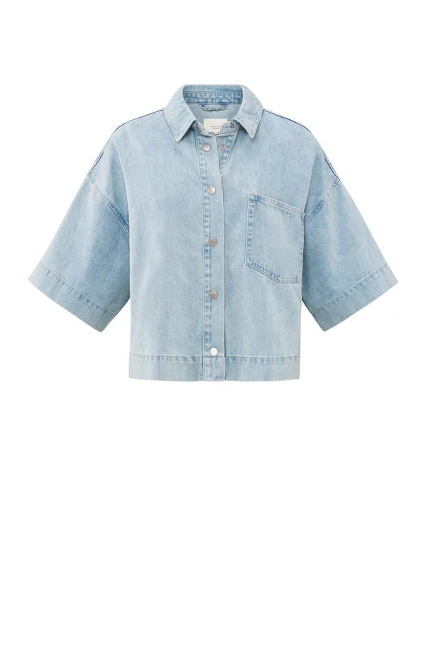 YAYA - Oversized Denim Jacket - Light Denim