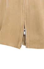 Load image into Gallery viewer, YAYA - Oversized Short Sleeve Suedine Jacket - Otter Brown
