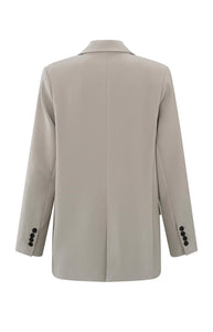 YAYA - Oversized Blazer - Moon Rock Dark Sand