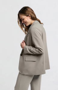 YAYA - Oversized Blazer - Moon Rock Dark Sand