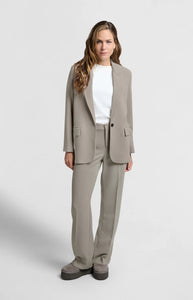 YAYA - Oversized Blazer - Moon Rock Dark Sand