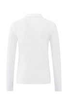 Load image into Gallery viewer, YAYA - Fine Ribbed Polo - Pure White
