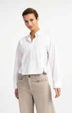 Load image into Gallery viewer, YAYA - Poplin Blouse with Adjustable Waist - Pure White
