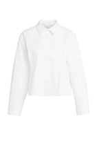 Load image into Gallery viewer, YAYA - Poplin Blouse with Adjustable Waist - Pure White
