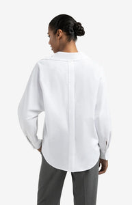 YAYA - Poplin Blouse -Pure White
