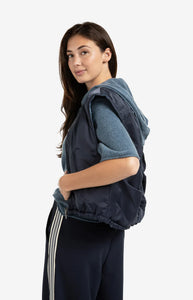 YAYA - Reversible Padded Body Warmer - Inkwell Blue