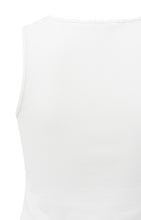 Load image into Gallery viewer, YAYA - Ribbed Singlet - Pure White
