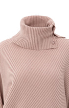 Load image into Gallery viewer, YAYA - Ribbed Batwing Sweater - Blush Pink Melange
