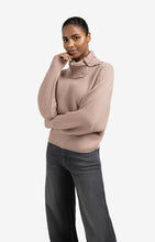 Load image into Gallery viewer, YAYA - Ribbed Batwing Sweater - Blush Pink Melange

