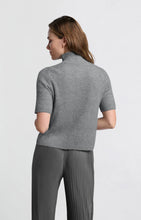 Load image into Gallery viewer, YAYA - Short Sleeve Sweater - Light Metal Grey
