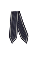 Load image into Gallery viewer, YAYA - Scarf with Fine Stripes - Inkwell Blue Dessin
