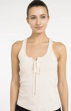 Load image into Gallery viewer, YAYA - Singlet with Cord Detail - Cloud Creme White
