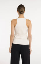 Load image into Gallery viewer, YAYA - Singlet with Cord Detail - Cloud Creme White
