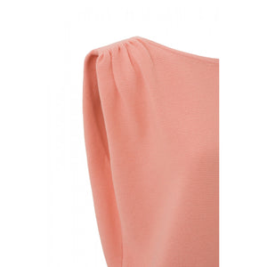 YAYA - Button Back S/Less Sweater - Dahlia Pink
