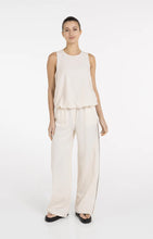 Load image into Gallery viewer, YAYA - Sleeveless Top with Balloon Hem - Cloud Creme White
