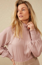 Load image into Gallery viewer, YAYA - Smocked Neck Top - Mauve Pink
