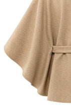 Load image into Gallery viewer, YAYA - Soft Woven Poncho - Light Camel Melange
