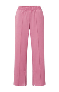 YAYA - Wide Leg Trouser - Morning Glory Pink Melange