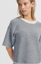 Load image into Gallery viewer, YAYA - Striped Fluffy Sweater - Off White
