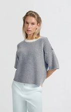 Load image into Gallery viewer, YAYA - Striped Fluffy Sweater - Off White
