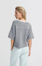 Load image into Gallery viewer, YAYA - Striped Fluffy Sweater - Off White
