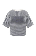 Load image into Gallery viewer, YAYA - Striped Fluffy Sweater - Off White
