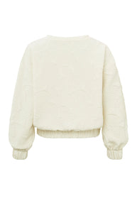 YAYA - Structured Sweater - Ivory White